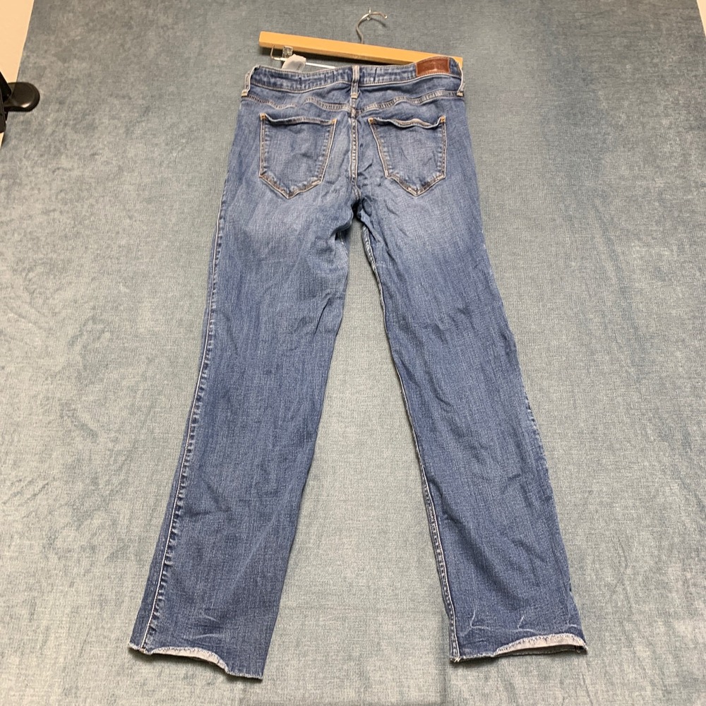 Hollister Jeans Womens 28x28 Blue Denim Medium Wash Pockets Distressed High Rise
